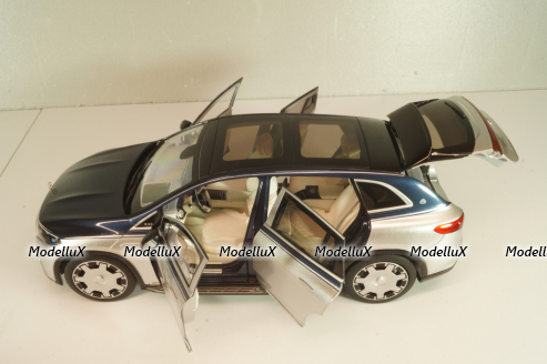 Mercedes-Maybach EQS 680 SUV (Z296) 2024 blue/silver, B66960593, NZG 1:18