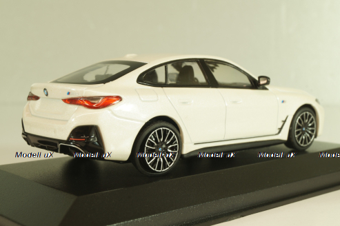 BMW I4 M50 Gran Coupe xDrive (G26) 2022, white metallic, 410024000, Minichamps 1:43