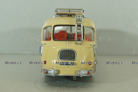 Setra S 8 bus 1953, red/beige, 439030080, Minichamps 1:43