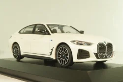 BMW I4 M50 Gran Coupe xDrive (G26) 2022, white metallic, 410024000, Minichamps 1:43