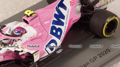 MERCEDES BWT - F1 RP20 TEAM SPORTPESA RACING POINT N 18 3rd MONZA ITALY GP 2020 L.STROLL, S6482, Spark 1:43
