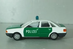Audi 80 Polizei (B4) 1991, white/green, 1039, Schabak 1:43