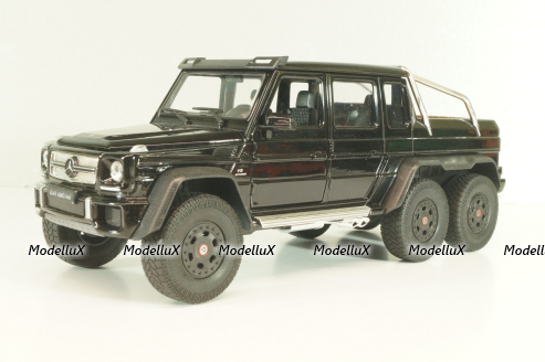 Mercedes G63 AMG 6x6 black, 24061W, Welly 1:24