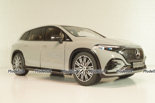 Mercedes-Benz EQS SUV (X296) 2022, grey, B66960591, NZG 1:18