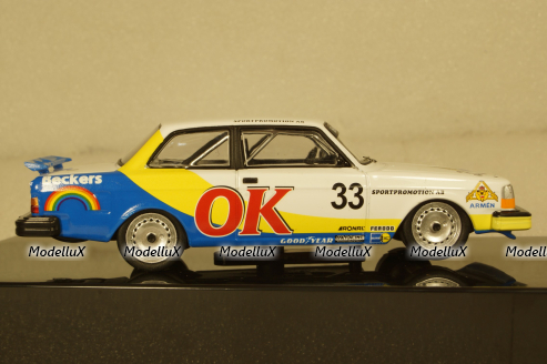 VOLVO 240 N.33 ETCC ZOLDER 1985 ANDERSSON/LINDEN, GTM153LQ, IXO 1:43