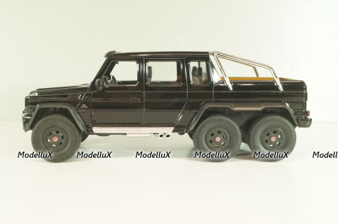 Mercedes G63 AMG 6x6 black, 24061W, Welly 1:24