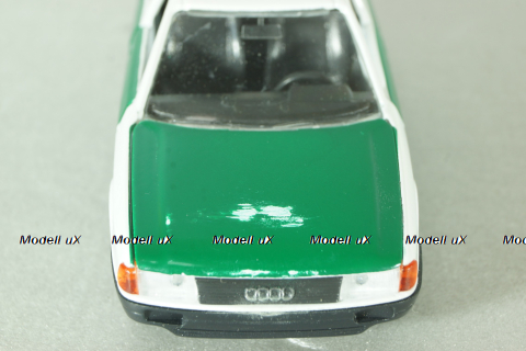 Audi 80 Polizei (B4) 1991, white/green, 1039, Schabak 1:43