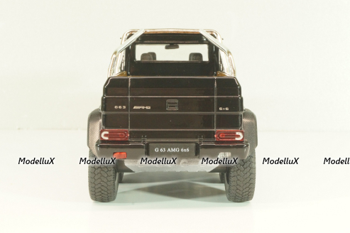 Mercedes G63 AMG 6x6 black, 24061W, Welly 1:24