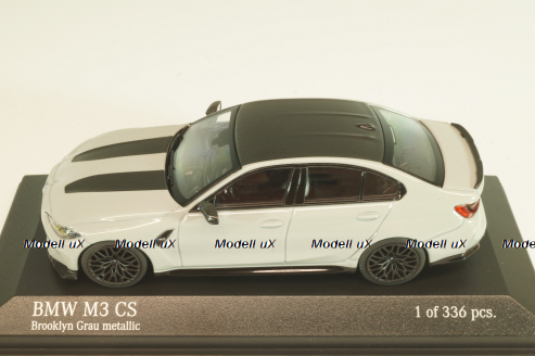 BMW M3 CS (G80) 2023, grey metallic, 410023201, Minichamps 1:43