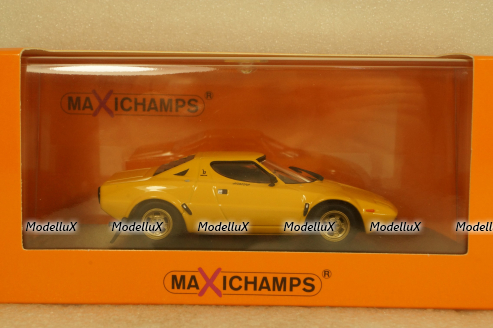 Lancia Stratos 1974, yellow, 940125021, Maxichamps 1:43
