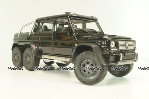 Mercedes G63 AMG 6x6 black, 24061W, Welly 1:24