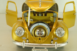 Volkswagen Beetle 1955 1000000th, gold, Burago 1:18