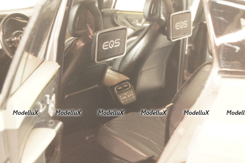 Mercedes-Benz EQS SUV (X296) 2022, grey, B66960591, NZG 1:18