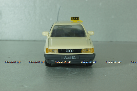 Audi 80 Taxi (B4) 1991, light yellow, 1146, Schabak 1:43