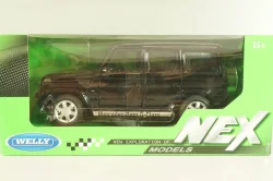 Mercedes G 500 (W463) 2015, black, 24012W, Welly 1:24