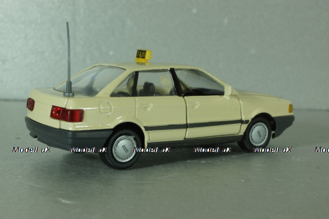 Audi 80 Taxi (B4) 1991, light yellow, 1146, Schabak 1:43