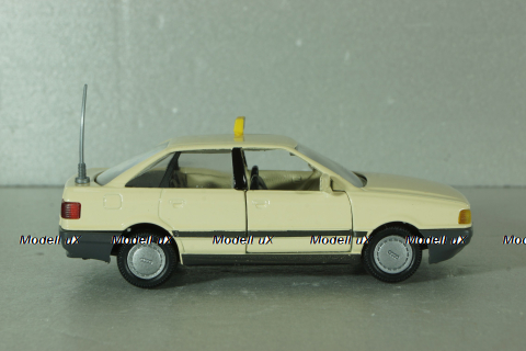 Audi 80 Taxi (B4) 1991, light yellow, 1146, Schabak 1:43