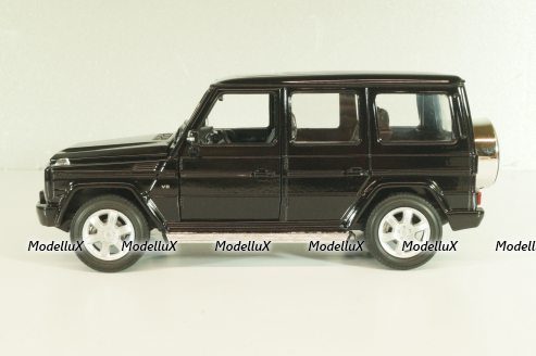 Mercedes G 500 (W463) 2015, black, 24012W, Welly 1:24