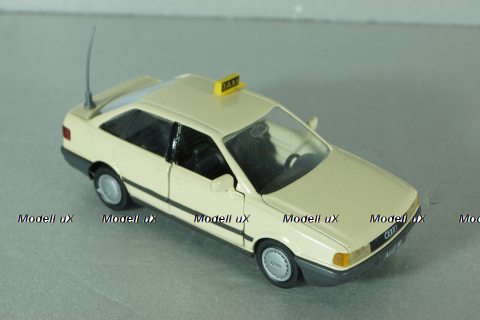 Audi 80 Taxi (B4) 1991, light yellow, 1146, Schabak 1:43