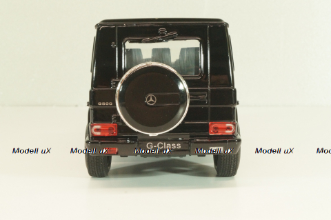 Mercedes G 500 (W463) 2015, black, 24012W, Welly 1:24