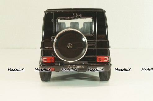 Mercedes G 500 (W463) 2015, black, 24012W, Welly 1:24