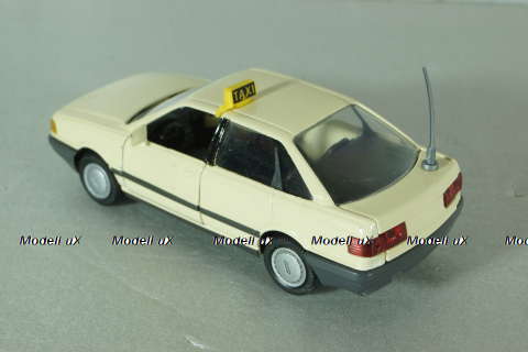 Audi 80 Taxi (B4) 1991, light yellow, 1146, Schabak 1:43