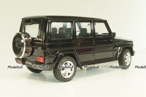 Mercedes G 500 (W463) 2015, black, 24012W, Welly 1:24