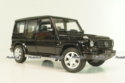Mercedes G 500 (W463) 2015, black, 24012W, Welly 1:24