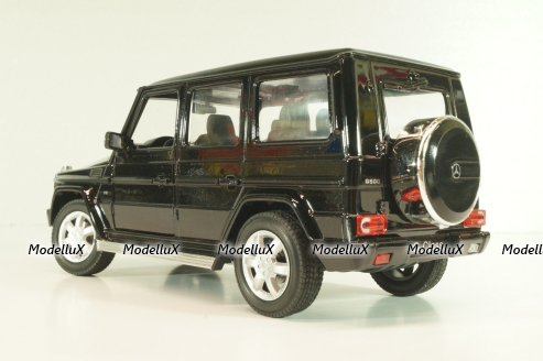 Mercedes G 500 (W463) 2015, black, 24012W, Welly 1:24