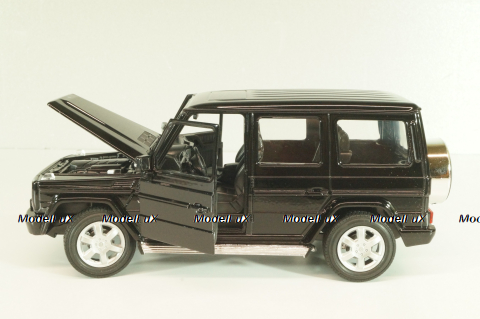 Mercedes G 500 (W463) 2015, black, 24012W, Welly 1:24