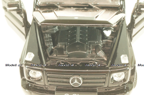Mercedes G 500 (W463) 2015, black, 24012W, Welly 1:24