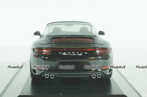 Porsche 911 (991) Targa 4S black, 2015, Herpa 1:43