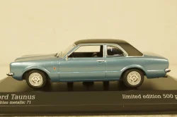 Ford Taunus 1970 light blue, 943081303, Minichamps 1:43