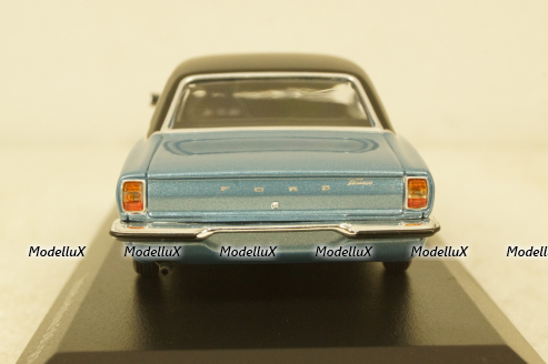 Ford Taunus 1970 light blue, 943081303, Minichamps 1:43