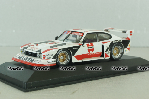 Ford Capri Gr.5  #2 K.Ludwig, Wurth 1982, white, 430818502, Minichamps 1:43
