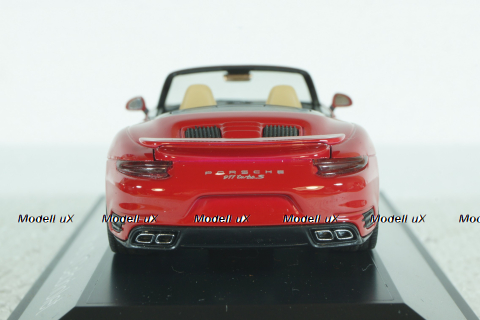 Porsche 911 Turbo S Cabrio 2015, Red, 711482, Herpa 1:43