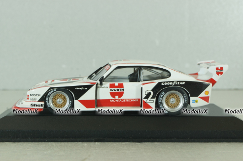 Ford Capri Gr.5  #2 K.Ludwig, Wurth 1982, white, 430818502, Minichamps 1:43