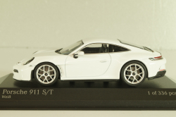 Porsche 911 (992) S/T 2023, white, 410063020, Minichamps 1:43