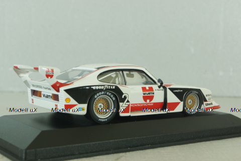 Ford Capri Gr.5  #2 K.Ludwig, Wurth 1982, white, 430818502, Minichamps 1:43