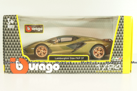 Lamborghini Sian FKP 37, matt olivee, Burago 1:24