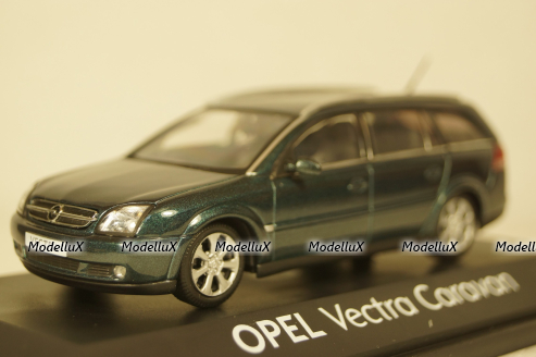 Opel Vectra Caravan darkgreen-metallic, 9163089,  Schuco 1:43