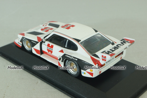 Ford Capri Gr.5  #2 K.Ludwig, Wurth 1982, white, 430818502, Minichamps 1:43