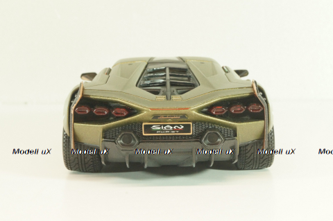 Lamborghini Sian FKP 37, matt olivee, Burago 1:24