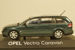 Opel Vectra Caravan darkgreen-metallic, 9163089,  Schuco 1:43