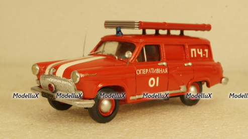ГАЗ-22 Волга, пожарная, Раритет 1:43
