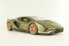 Lamborghini Sian FKP 37, matt olivee, Burago 1:24