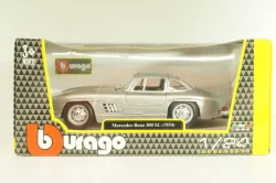 Mercedes 300 SL (W198) 1955, silver, 18-22023, Burago 1:24