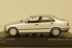 BMW 3-series E36 1991, silver, 943023303, Minichamps 1:43