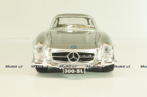 Mercedes 300 SL (W198) 1955, silver, 18-22023, Burago 1:24