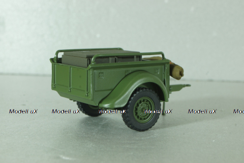 Прицеп к Газ-61-417 с ящиками, MLU783, Modellux 1:43